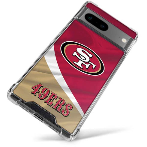 NFL San Francisco 49ers Google Pixel 7a Clear Case